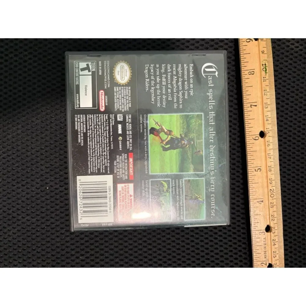 Eragon ( Nintendo DS 2006) action RPG video game with original case